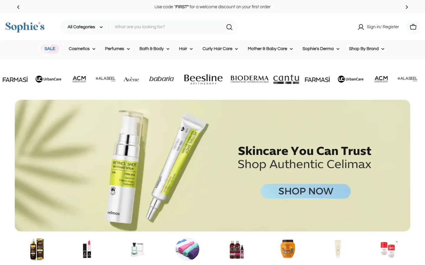 Sophie's – Beauty and skincare